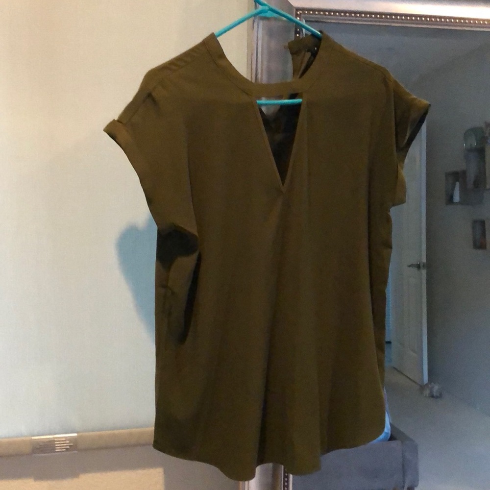 Olive green blouse